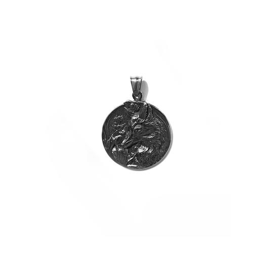 титан подвески, Волк, Винтаж & DIY, pendant length 30-40mm, продается PC