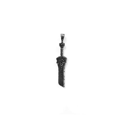 Titanium Steel Pendants, Sword, vintage & DIY, original color, 15x80mm, Sold By PC