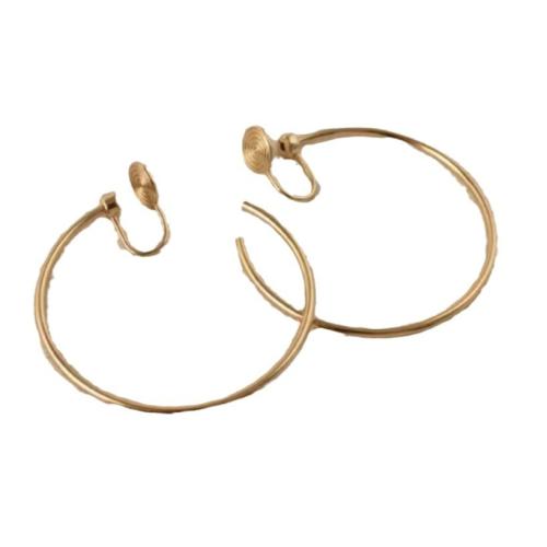 Brass Earring Clip, plated, fashion jewelry & different size for choice & for woman, more colors for choice, Sold By Pair