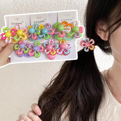Ponytail Holder, Acrylic, fashion jewelry, more colors for choice, Sold By Pair