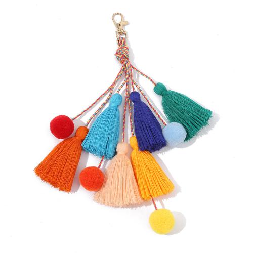 Hanging Ornaments, Cotton Thread, with Tibetan Style, Tassel, fashion jewelry & Unisex, 210mm, Sold By PC