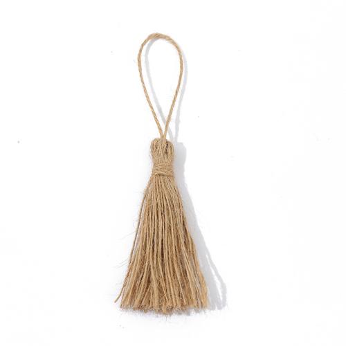 Hanging Ornaments, Linen, Tassel, DIY & different styles for choice, ornament length 100-150mm, Sold By PC