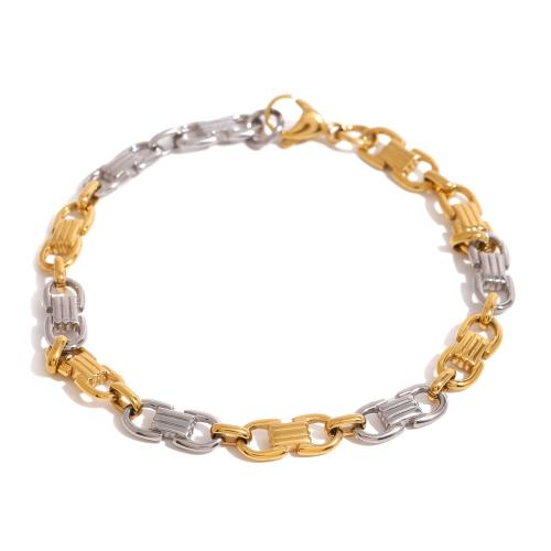 Stainless Steel Jewelry Bracelet, 304 Stainless Steel, plated, fashion jewelry & for woman, Sold By PC