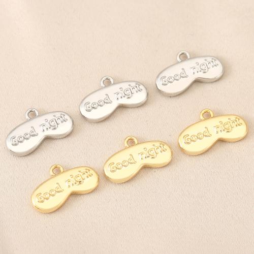 Brass Jewelry Pendants, plated, DIY, more colors for choice, nickel, lead & cadmium free, 10PCs/Bag, Sold By Bag