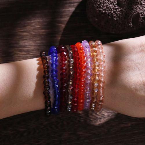 Crystal Bracelets, fashion jewelry, more colors for choice, 9PCs/Set, Sold By Set