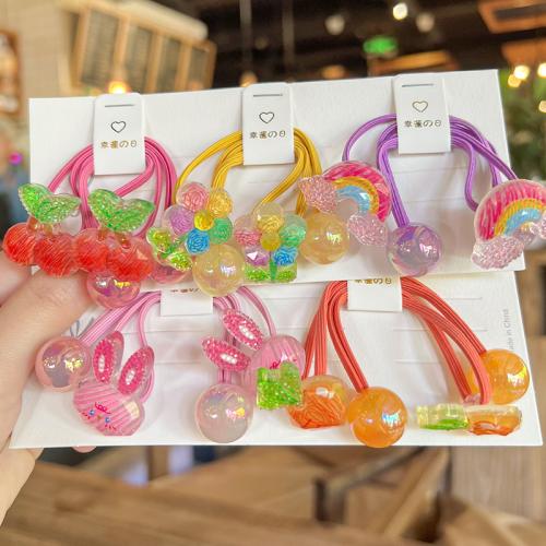 Gomas para el Cabello, Acrílico, Joyería, más colores para la opción, Vendido por Par