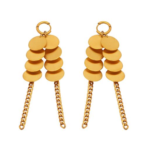 Edelstahl Tropfen Ohrring, 304 Edelstahl, 18 K vergoldet, Modeschmuck & für Frau, verkauft von Paar