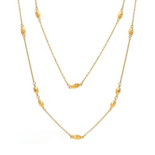 Edelstahl Schmuck Halskette, 304 Edelstahl, plattiert, Modeschmuck & für Frau, keine, verkauft von PC