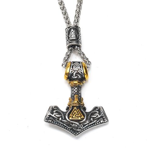 Acier inoxydable Crâne Pendentifs, Acier inoxydable 304, Placage, DIY, plus de couleurs à choisir, Vendu par PC