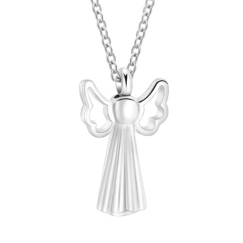 304 Stainless Steel Cinerary Casket Pendant, silver color plated, DIY, silver color, 25x20x6mm, Sold By PC