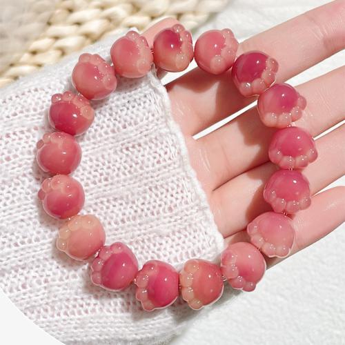 Bodhi Root Bracelet, Claw, fashion jewelry & Unisex, more colors for choice, beads length 12-13mm, Length:Approx 7 Inch, Sold By PC