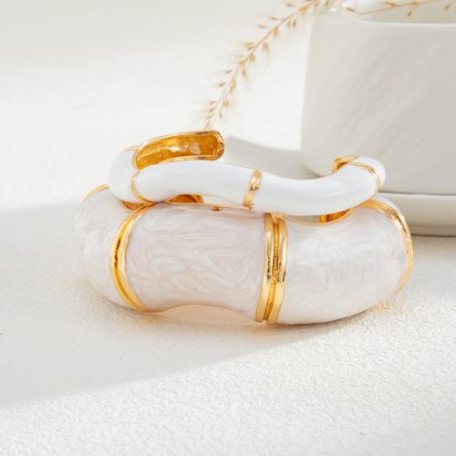 Bijoux de bracelet en alliage de zinc, Placage de couleur d'or, styles différents pour le choix & pour femme & émail, plus de couleurs à choisir, Vendu par PC