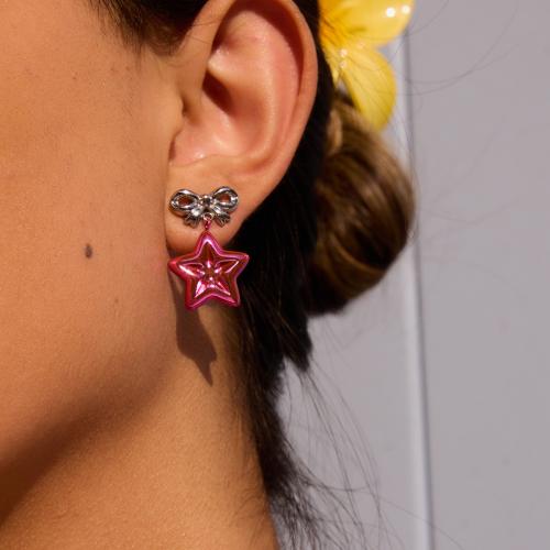 Boucle d'oreille goutte inox, Acier inoxydable 304, bijoux de mode, plus de couleurs à choisir, Vendu par paire