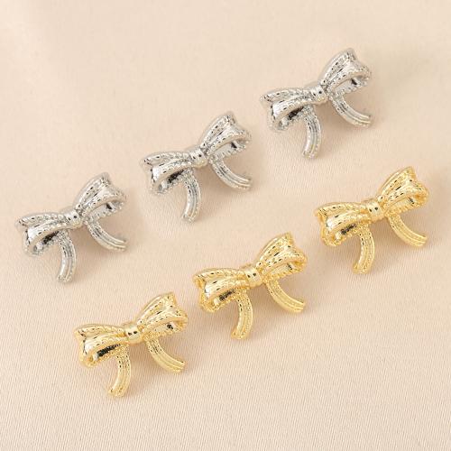 Bijoux pendentifs en laiton, Noeud papillon, Placage, DIY, plus de couleurs à choisir, protéger l'environnement, sans nickel, plomb et cadmium, 10PC/sac, Vendu par sac