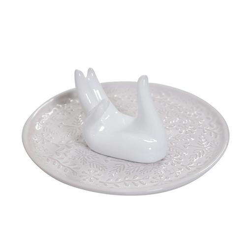 Porcelain Incense Tray, half handmade, for home and office & vintage, Sold By Pair