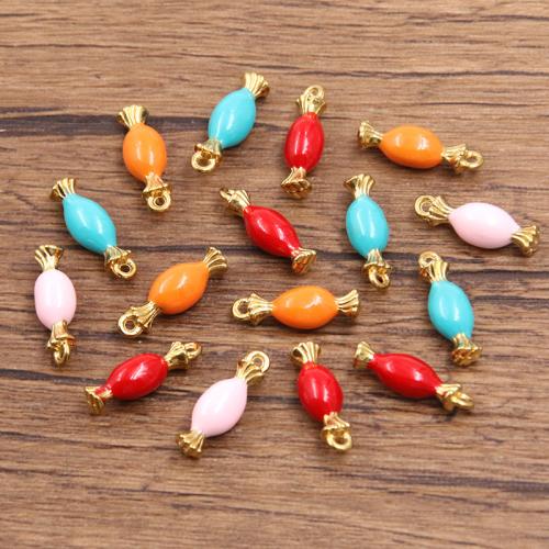 Stainless Steel Pendants, 304 Stainless Steel, Candy, plated, DIY, more colors for choice, 10PCs/Bag, Sold By Bag
