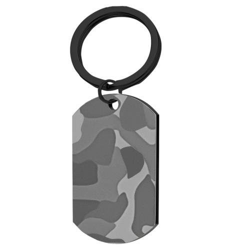 304 Stainless Steel Key Clasp, printing, Unisex, more colors for choice, 50x28mm, Sold By PC