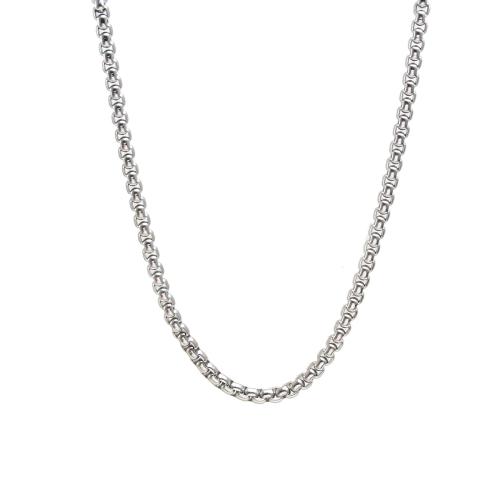 304 Stainless Steel Necklace Chain, Unisex & different size for choice, original color, Sold By PC