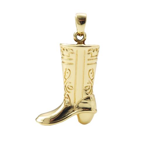 Brass Jewelry Pendants, Rhombus, plated, DIY, golden, nickel, lead & cadmium free, 15.50x7.80x28.10mm, Sold By PC