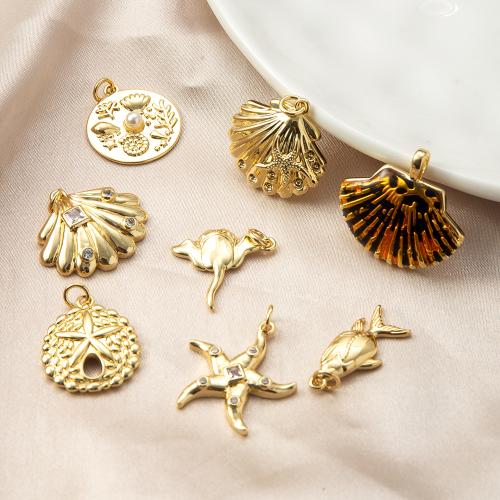 Cubic Zirconia Micro Pave Brass Pendant, with Plastic Pearl, plated, DIY & micro pave cubic zirconia, more colors for choice, nickel, lead & cadmium free, 25.10x4.50x22.41mm, Sold By PC