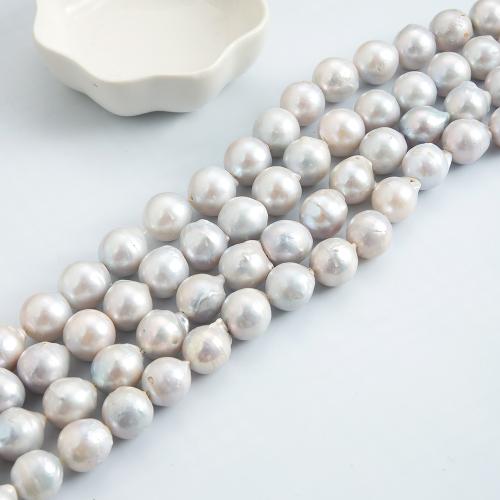 Cultured Baroque Freshwater Pearl Beads, Potato, DIY, white, 15x13mm, 29PCs/Strand, Sold By Strand