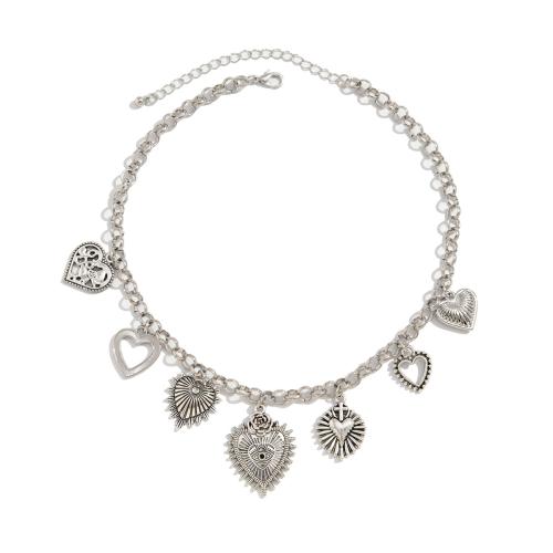 Tibetan Style Necklace, with iron chain, plated, fashion jewelry & different styles for choice & for woman, more colors for choice, Sold By PC