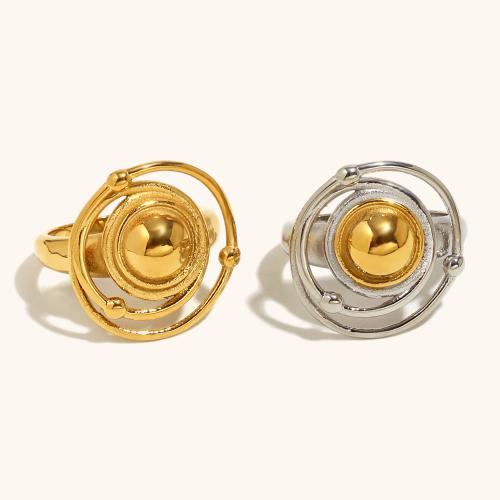 304 Stainless Steel Finger Ring, plated, different size for choice & for woman & hollow, more colors for choice, Sold By PC