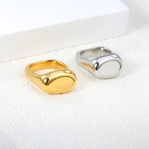 Stainless Steel Finger Ring, 304 Stainless Steel, plated, fashion jewelry & different size for choice & for woman, more colors for choice, Sold By PC