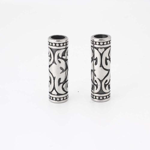 304 Stainless Steel Beads, DIY, original color, Sold By Pair