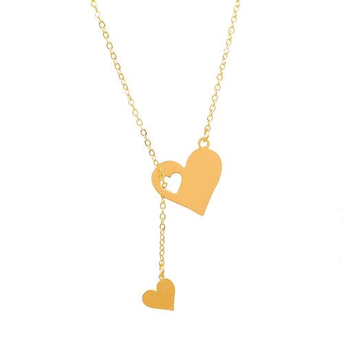 304 Stainless Steel Necklace, plated, fashion jewelry & for woman, more colors for choice, Sold By PC