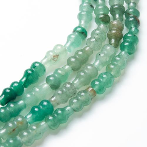Grüner Aventurin Perle, Kalebasse, DIY, keine, 8x14mm, verkauft von PC
