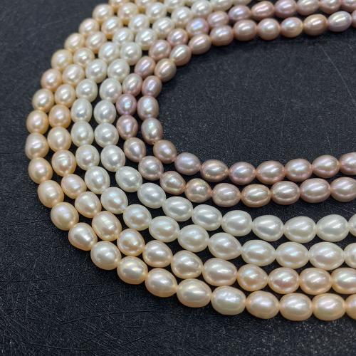 Perlas cultivadas de agua dulce Abalorio, Arroz, Bricolaje, más colores para la opción, 5-6mm,6-7mm,7-8mm,8-9mm,9-10mm, Vendido por UD
