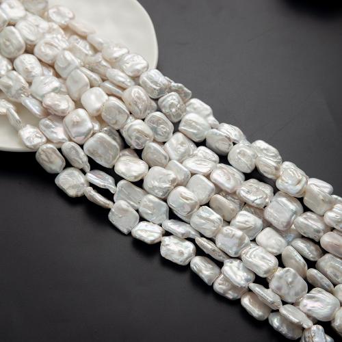 Cultured Baroque Freshwater Pearl Beads, DIY, white, 20x14mm, Sold By PC