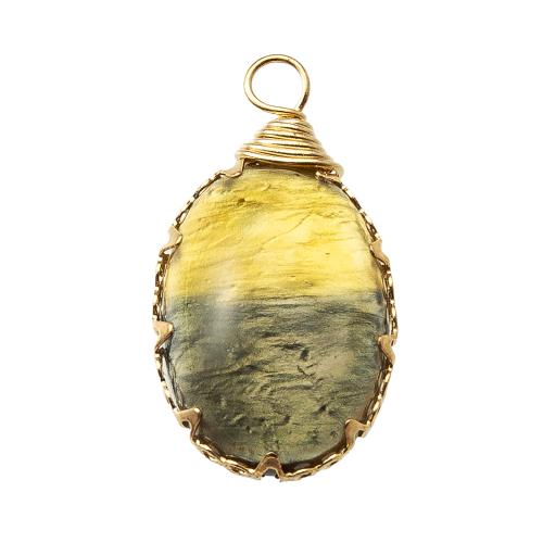 Brass Pendant, with Resin, plated, DIY & epoxy gel, more colors for choice, nickel, lead & cadmium free, 14.15x6.60x24.50mm, Sold By PC