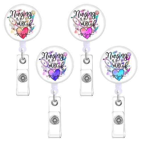 plastique ABS Rond, Extensible & unisexe & autocollant époxyde, plus de couleurs à choisir, 85x32mm, Vendu par PC