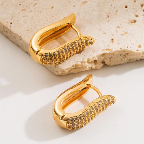 Copper Lever Back Earring, gold color plated, different styles for choice & for woman & with rhinestone, earring length 15-20mm, Sold By Pair
