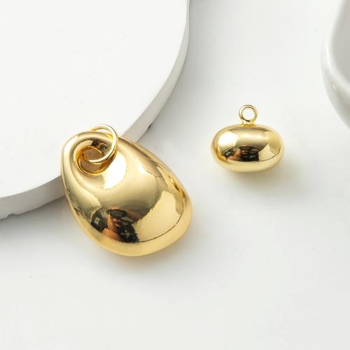 Messing Schmuck Anhänger, plattiert, Modeschmuck, goldfarben, frei von Nickel, Blei & Kadmium, 17.20x8.86x26.70mm, verkauft von PC