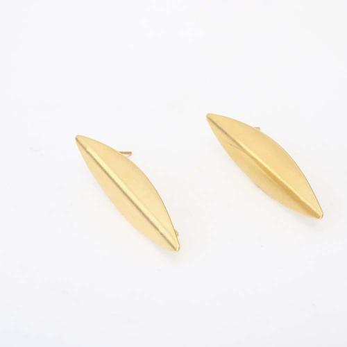 Stainless Steel Stud Earrings, 304 Stainless Steel, fashion jewelry & for woman, golden, Sold By Pair
