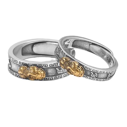 Brass Couple Ring, Fabulous Wild Beast, plated, vintage & adjustable & different styles for choice & for couple, Sold By PC