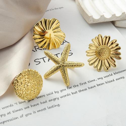 Brass Finger Ring, plated, fashion jewelry & micro pave cubic zirconia, golden, nickel, lead & cadmium free, 42x39.39x22mm, Sold By PC