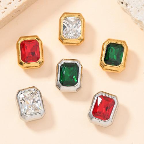Colgantes de Diamantes de Imitación, acero inoxidable 304, con diamantes de imitación, chapado, Bricolaje, más colores para la opción, Vendido por UD