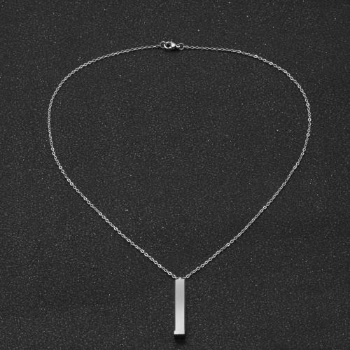 Stainless Steel Sweater Chain Necklace, 304 Stainless Steel, plated, fashion jewelry & detachable & Unisex, original color, Length:50 cm, Sold By PC