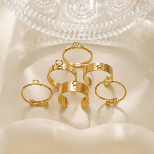 Edelstahl Schmuck Anhänger, 304 Edelstahl, Ringform, plattiert, DIY, keine, 10PCs/Tasche, verkauft von Tasche