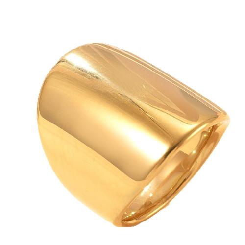 304 Stainless Steel Finger Ring, plated, fashion jewelry & different size for choice & for man, golden, Sold By PC