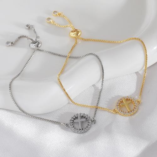 Brass Bracelet & Bangle, plated, Unisex & micro pave cubic zirconia & hollow, more colors for choice, Sold By PC