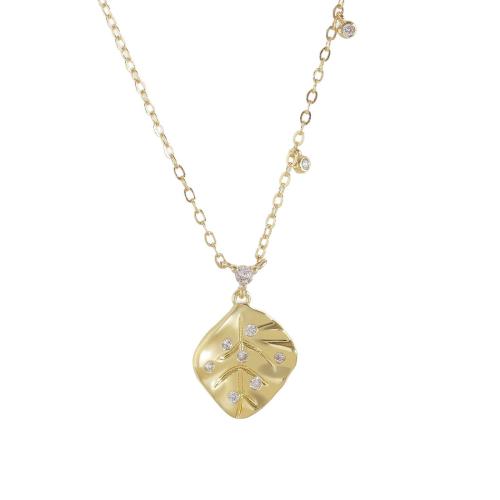 Collar de Latón, metal, chapado, diferentes estilos para la opción & micro arcilla de zirconia cúbica & para mujer, más colores para la opción, Vendido por UD