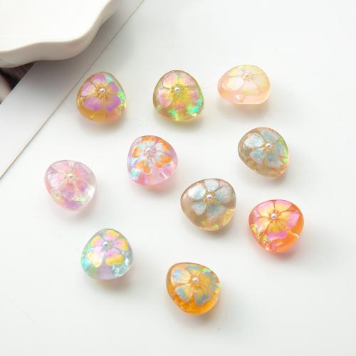 Resin Decoration, DIY & imitation pearl, more colors for choice, 16.10x12.10x17.60mm, Sold By PC