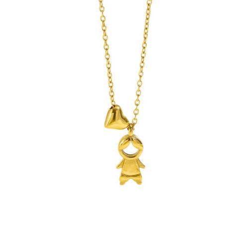 Stainless Steel Jewelry Necklace, 304 Stainless Steel, gold color plated, Unisex & different styles for choice & hollow, Length:Approx 41-50 cm, Sold By PC