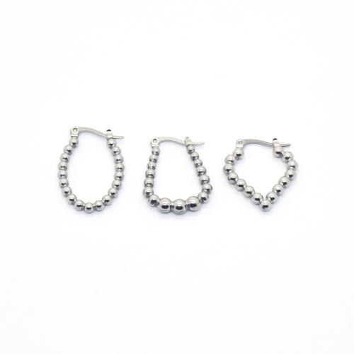 Stainless Steel Lever Back Earring, 304 Stainless Steel, polished, fashion jewelry & Unisex & different styles for choice, original color, Sold By Pair