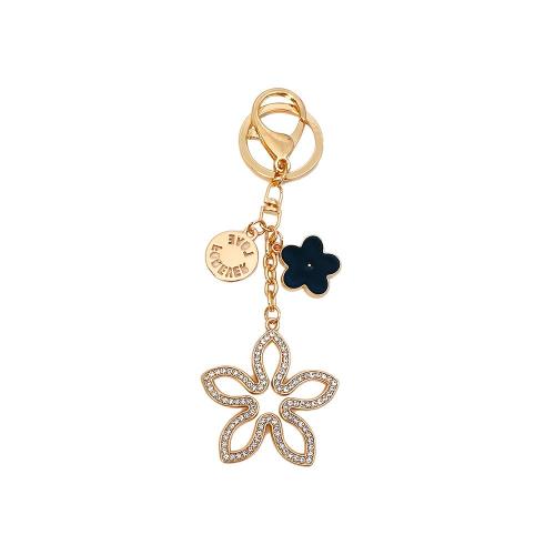 Tibetan Style Key Clasp, DIY & with rhinestone, more colors for choice, Sold By PC